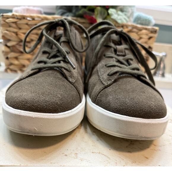 Clarks Ultimate Comfort Cushion Feel 10M Lace Up Suede Leather Shoes Brown - Picture 3 of 9